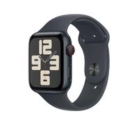 Smartwatch Apple Watch SE OLED 44 mm Digitale 368 x 448 Pixel Touch screen 4G Nero Wi-Fi GPS (satellitare) [MXGL3QF/A]