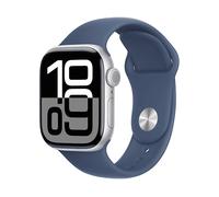 Apple Watch Series 10 OLED 42 mm Digitale 374 x 446 Pixel Touch screen Argento Wi-Fi GPS (satellitare)