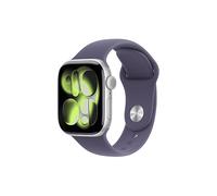 Apple Watch Series 11 GPS + Cellular 42mm Cassa Alluminio Argento con Sport Band Viola Nebbia - M/L