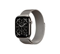 Apple Watch Series 11 GPS + Cellular - 46 mm - Cassa in titanio naturale - Cinturino in maglia milanese naturale - M/L