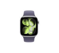 Apple Watch Series 11 GPS 42mm Cassa Alluminio Argento con Sport Band Viola Nebbia - M/L