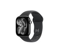 AW S11 GPS+CELLULAR 42mm Jet Black Aluminium Case with Black Sport Band - M/L