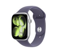 Smartwatch Apple Watch Series 11 GPS 46mm Cassa Alluminio Argento con Sport Band Viola Nebbia - S/M [MEV94ZR/A]