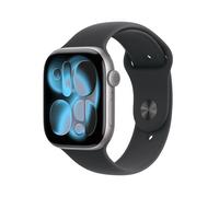Smartwatch Apple Watch Series 11 GPS 46mm Cassa Alluminio Grigio Siderale con Sport Band Nero - M/L [MEV44ZR/A]