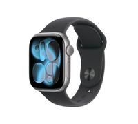 Smartwatch Apple Watch Series 11 GPS + Cellular 42mm Cassa Alluminio Grigio Siderale con Sport Band Nero - S/M [MF8A4ZR/A]