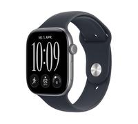 SMARTWATCH APPLE Watch Series 12 GPS 46 mm Cinturino Sport blu marino M/L, Display da 1,99 ", Touchscreen, 5.3, Modulo GPS integrato, Waterproof, Grigio siderale