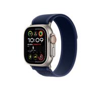 AW Ultra 2 GPS + Cellular 49mm Natural Titanium Case with Blue Trail Loop - M/L