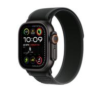 Apple Watch Ultra 2 GPS + Cellular 49mm Cassa Titanio Nero con Nero Trail Loop - S/M
