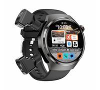 Smartwatch - Auricolari integrati Bluetooth senza fili, con cuffie integrate, orologio da uomo e donna, TWS, con chiamata Bluetooth 100+ modalità di sport, monitoraggio della frequenza cardiaca e del