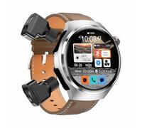 Smartwatch - Auricolari integrati Bluetooth senza fili, con cuffie integrate, orologio da uomo e donna, TWS, con chiamata Bluetooth 100+ modalità di sport, monitoraggio della frequenza cardiaca e del