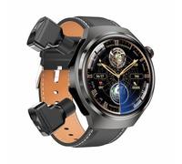 Smartwatch - Auricolari integrati Bluetooth senza fili, con cuffie integrate, orologio da uomo e donna, TWS, con chiamata Bluetooth 100+ modalità di sport, monitoraggio della frequenza cardiaca e del