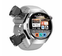 Smartwatch - Auricolari integrati Bluetooth senza fili, con cuffie integrate, orologio da uomo e donna, TWS, con chiamata Bluetooth 100+ modalità di sport, monitoraggio della frequenza cardiaca e del