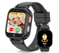 Smartwatch Bambini con Telefono 4G Videochiamata IP68 Impermeabile Nero | GPS Chat Vocale Modalit ontapassi SOS Sveglia Camera, Orologio Smartwatch Regalo per Bambino e Bambina
