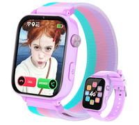 Smartwatch Bambini Telefono 4G, Orologio con GPS Videochiamata Chat Vocale Contapassi Camera Modalit ioco, Orologio Smartwatch Bambino Bambina, Regalo per Ragazza e Ragazzo 4-12 Anni, Lavanda