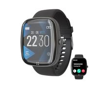 Smartwatch Buytech Gamma Uomo Donna, 1.83" Display, Orologio digitale con Chiamate Bluetooth, 80 modalità sport, Monitoraggio Frequenza Cardiaca SPO2 e Sonno. iOS e Android (Nero)