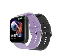 SMARTWATCH CELLY CON CINTURINO VIOLA E UN CINTURINO NERO DI RICAM TRAINERBEAT2VL