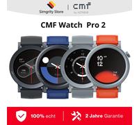CMF by Nothing Watch Pro 2 Smartwatch con schermo AMOLED da 1.32", 11 giorni di autonomia, Chiamate Bluetooth con riduzione del rumore tramite AI e Multisistema GPS integrato - Blu