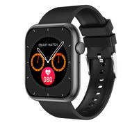 Smartwatch con cardiofrequenzimetro, misuratore di pressione sanguigna, misuratore di ossigeno nel sangue e molteplici modalitÃ sportive Black