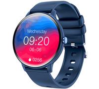 Smartwatch con chiamate Bluetooth, SpO2 e battito cardiaco, schermo rotondo 1.39 inch TFT, batteria 210mah, ricarica magnetica - Compatibile con Hu...