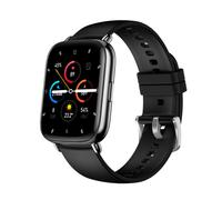 Smartwatch con frequenza cardiaca, pressione sanguigna, ossigeno nel sangue, sonno, 24 modalitÃ sport, IP67, touch screen da 1,69" Black