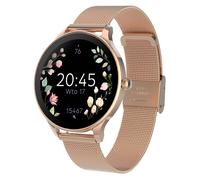 Smartwatch da donna con elegante cinturino a maglie inossidabile - Nouvo