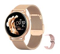 Smartwatch da donna, risposta alle chiamate e chiamate Bluetooth, smartwatch con monitoraggio dell'attività fisica, quadrante personalizzabile con