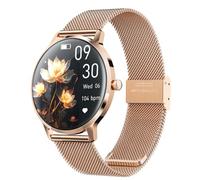 Smartwatch da donna rotondo 2026, display AMOLED da 1,32", con ricarica wireless/chiamate Bluetooth, orologio da donna con oltre 100 modalità sportive, cardiofrequenzimetro, monitoraggio del sonno