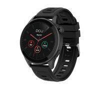 DCU TECNOLOGIC Smartwatch con GPS integrato e chiamate Bluetooth, schermo AMOLED da 1,4 pollici, musica senza telefono, assistente vocale, oltre 130 modalità sportive, compatibile con Android/iOS