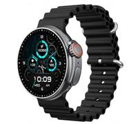 DCU TECNOLOGIC - Orologio da polso Boston - Display Amoled da 1,43" - Chiamate via Bluetooth e notifiche - Modalità Sportive - Monitoraggio della salute - 2 Cinturini in Silicone, Nero e Arancione