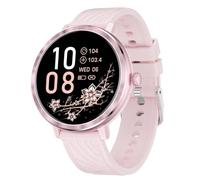 Smartwatch Donna, 1.19” AMOLED Orologio Smartwatch Donna con Chiamate, 110+Modalità Sportive Smart Watch con Sonno/SpO2/Cardiofrequenzimetro, Impermeabil IP68 Fitness Tracker per Android iOS, Rosa