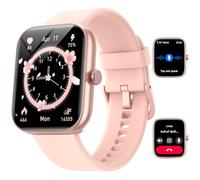 Smartwatch Donna, 1.91" Orologio Smartwatch con Chiamate Bluetooth e Alexa, Fitness Tracker con Contapassi, Cardiofrequenzimetro/Sonno/SpO2/110 Sportive, IP68 Smart Watch Donna per Android iOS Rosa