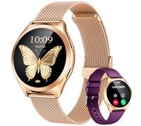 Smartwatch Donna con Effettua Orologio Chiamate: 1.27" Smart watch con Bluetooth 5.2 Contapassi Sonno 100+ Modalità Sportivo Fitness Tracker IP68 Impermeabile Contapassi Polso Compatibile Android iOS