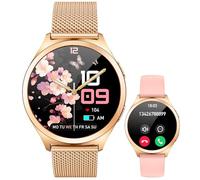 Smartwatch Donna con Effettua Orologio Chiamate: 1.27" Smart watch con Bluetooth 5.2 Contapassi Sonno 100+ Modalità Sportivo Fitness Tracker IP68 Impermeabile Contapassi Polso Compatibile Android iOS