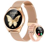 Smartwatch Donna con Effettua Orologio Chiamate: 1.27" Smart watch con Bluetooth 5.2 Contapassi Sonno 100+ Modalità Sportivo Fitness Tracker IP68 Impermeabile Contapassi Polso Compatibile Android iOS
