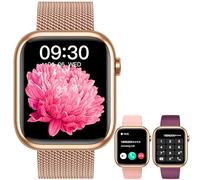 Smartwatch Donna con Effettua orologio Chiamate: 1.83"Smart watch con Bluetooth5.2 Contapassi Sonno 123+ Modalità Sportivo Fitness Tracker IP68 impermeabile WhatsApp Notifice Compatibile Android iOS