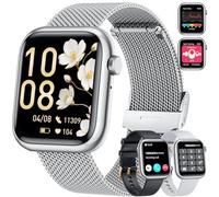 Smartwatch Donna con Effettua orologio Chiamate: 1.83" Smart Watch con Bluetooth5.2 Contapassi Sonno 123+ Modalità Sportivo Fitness Tracker IP68 Impermeabile WhatsApp Notifice Compatibile Android iOS