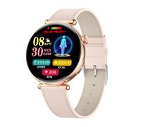 Smartwatch Donna ECG/HRV/BMI/Lipidi/Acido Urico, 1.32" AMOLED Orologio Smartwatch con Voce AI/Quadrante AI, 24H Pressione Sanguigna,Temperatura, SpO2, Sonno, Piccolo Elegante, iOS/Android, Rosa