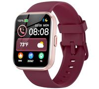 Smartwatch Donna Orologio, 1,8" Smartwatch Chiamate Risposta Vivavoce, Alexa Integrato Cardiofrequenzimetro SpO2 Sonno, Contapassi Orologio Fitness Notifiche 110 modalità Sport per Android/iOS