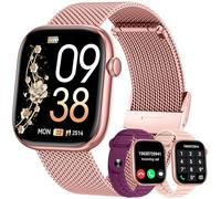 Smartwatch Donna Orologio con Chiamate Bluetooth: 1.83" Smart Watch con Quadrante Dinamico Contapassi Monitoraggio Sonno Sportivo Fitness Tracker IP67 impermeabile AI Vocale Compatibile Android iOS