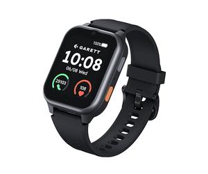 SMARTWATCH GARETT ELECTRONICS VITA_4G_BLK, Display da 1,83 ", Touchscreen, 128 MB, Modulo GPS integrato, Waterproof, Nero con pulsanti arancioni