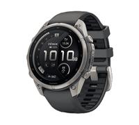 SMARTWATCH GARMIN fenix 9 Pro 47mm,Ti w/Gpt/Bk, Scocca in Titanio, Touchscreen, Compatibile con iOS, Android, Titanio / Grigio