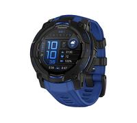 Garmin Instinct 3, Smartwatch, 45mm, Display AMOLED 1,2", Lunetta in metallo, GPS Multi-band, 10ATM, Torcia LED, 90+ App per lo Sport, Pay, Autonomia 18 giorni, (Bolt Blue)