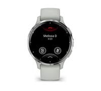 SMARTWATCH GARMIN Venu 3S, Durata batteria 240 h, Scocca in Polimero, Touchscreen, Compatibile con Android, iOS, Grigio Chiaro/Argento