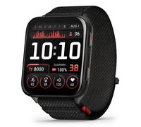 Garmin Venu X1, GPS Smartwatch, Ampio Display AMOLED 2", Torcia LED, Cassa Ultra Sottile da 8 mm, 100 App Sportive Precaricate, Autonomia fino a 8 giorni, Cinturino in Nylon ComfortFit, Black