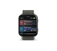 Garmin Venu X1, GPS Smartwatch, Ampio Display AMOLED 2", Torcia LED, Cassa Ultra Sottile da 8 mm, 100 App Sportive Precaricate,Autonomia fino a 8 giorni, Cinturino in Nylon ComfortFit, Moss