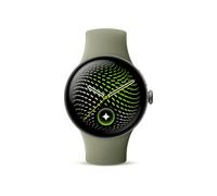 Pixel Watch 5 (Bluetooth) con cassa da 41 mm e cinturino sportivo in gomma color oliva. - Nouvo