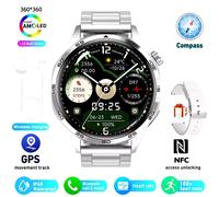 Smartwatch GT-5 Pro GPS NFC 360 AMOLED Screen Heart Android IOS