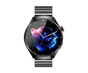 SMARTWATCH INF chiamate Bluetooth, 30 giorni, Display da 1,39 ", Touchscreen, 3+5.1, Nero + Acciaio Nero