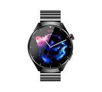SMARTWATCH INF chiamate Bluetooth, 30 giorni, Nero + Acciaio Nero