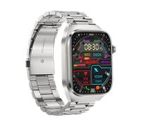 Smartwatch INF con ECG, frequenza cardiaca, D'argento
